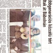 Közcélú tér kialakítása