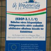 Közcélú tér kialakítása